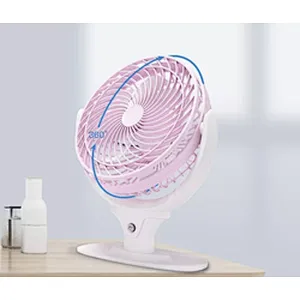 Original Factory 7 inch 1200mAh Mini Desk Fans Rechargeable Home Use Mute Small Battery Fan With USB Output