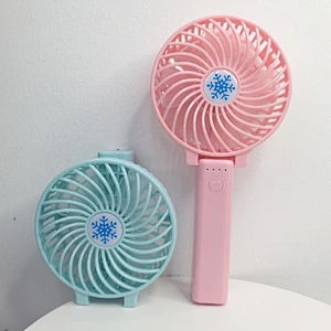Custom logo portable dc motor small bulk handheld fan foldable personal rechargeable plastic 5v 12v 24v  hand mini usb fan