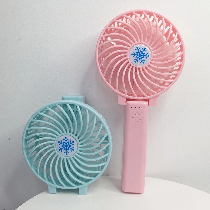 Custom logo portable dc motor small bulk handheld fan foldable personal rechargeable plastic 5v 12v 24v  hand mini usb fan