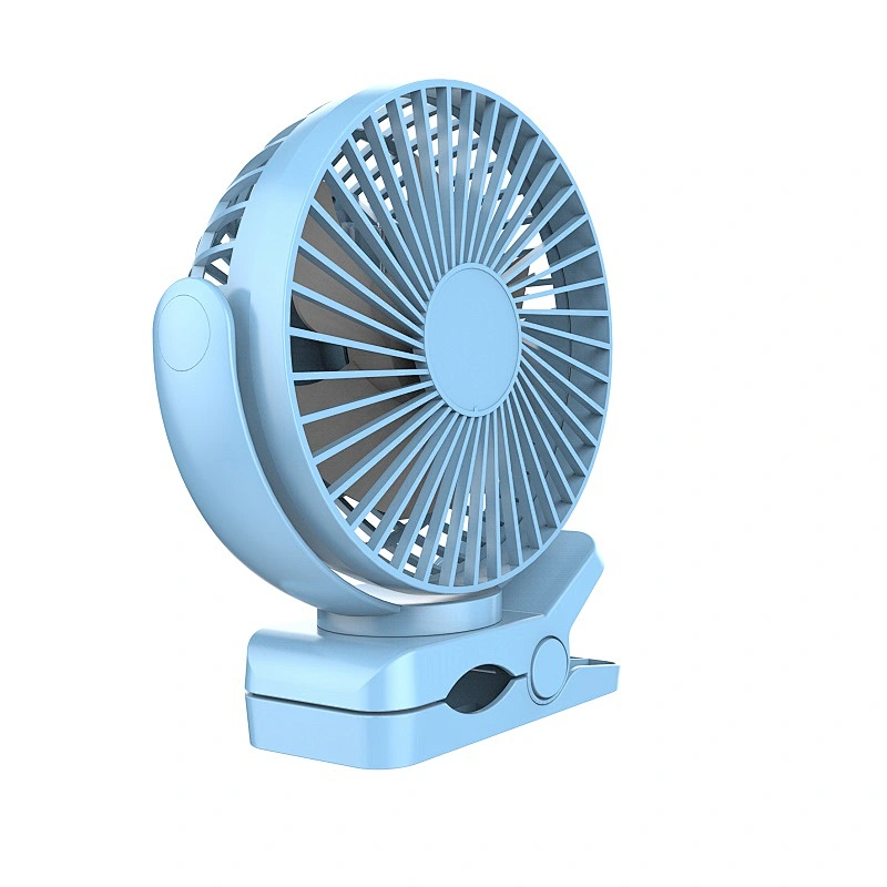 Nwe 5000mAh Rechargeable Portable Table Fan Mini Desk Clip Fan For Baby Stroller Car Outdoor Travel Camping Tent
