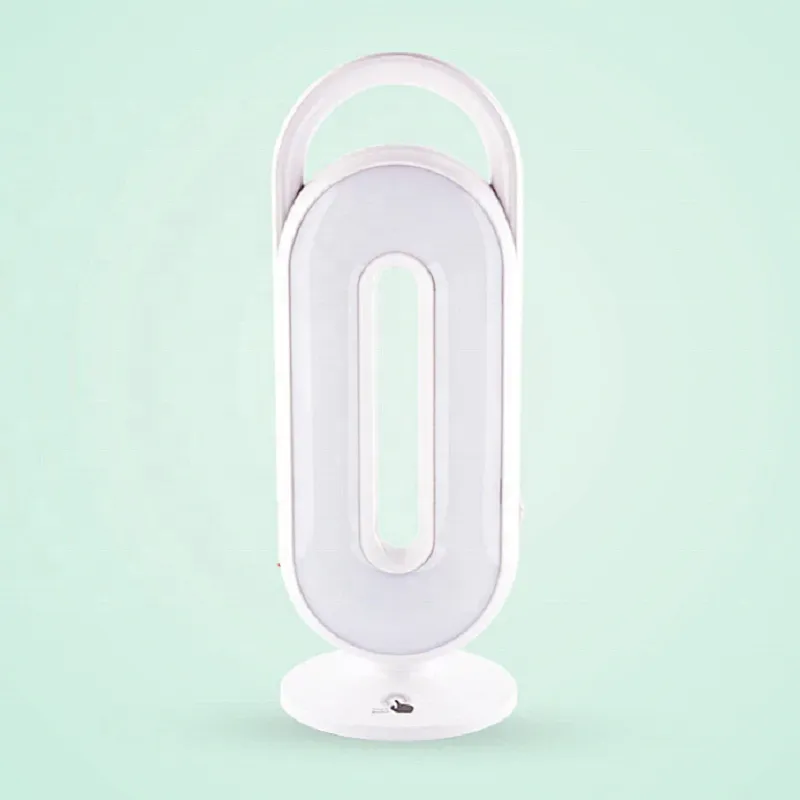 Hot sell solar powered 2900mAh battery camping 6W Long lasting Led rechargeable emergency light with soft touch control button