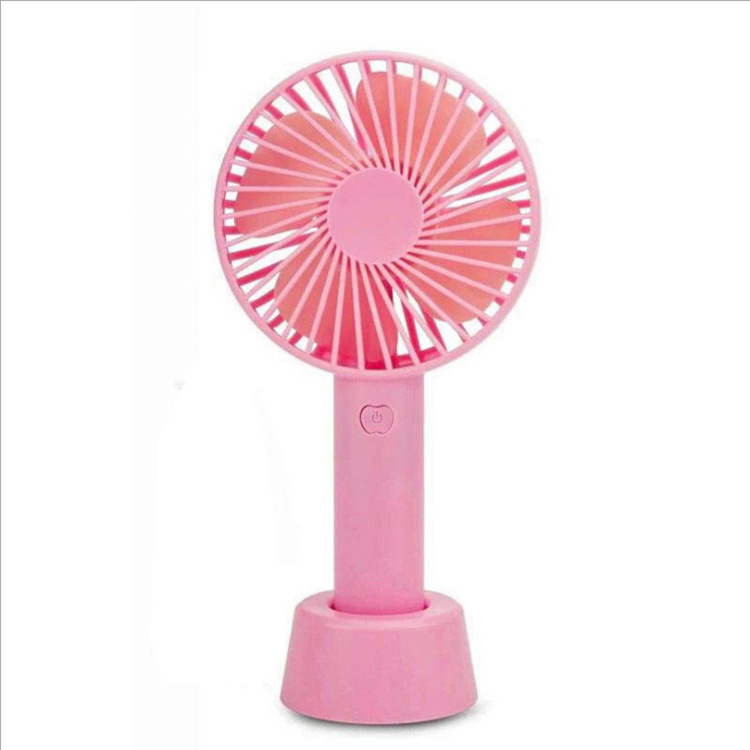 Hot sale Mini Portable Handfan Cool 3 speeds Small Usb Rechargeable Desk Fan With Built-in Battery