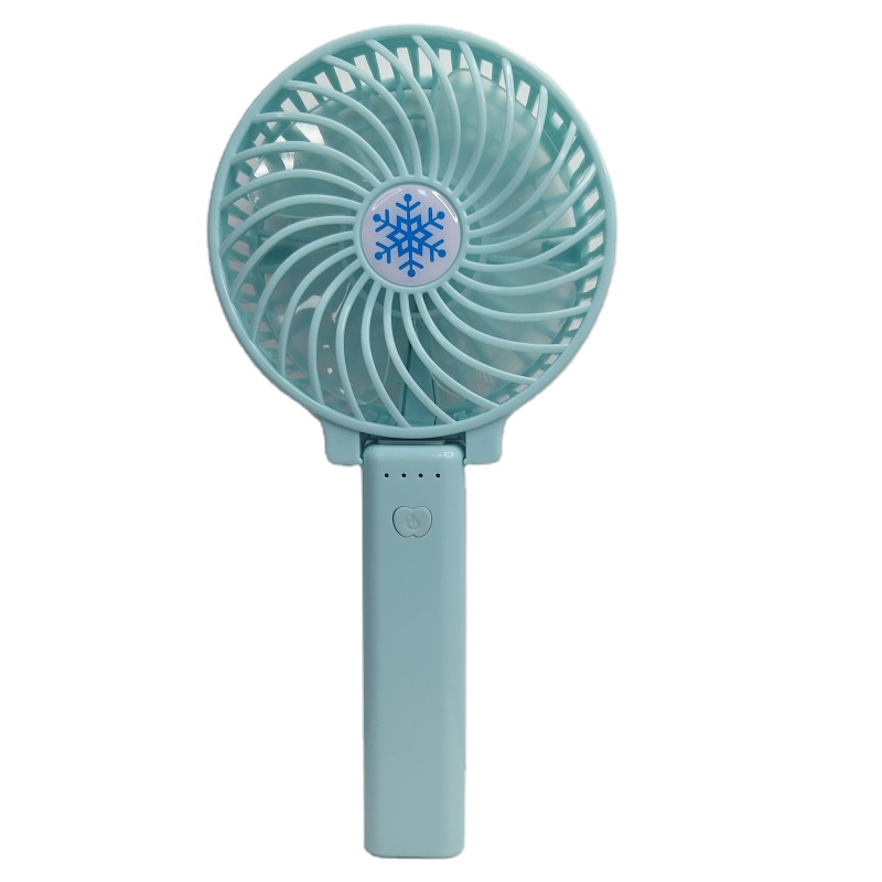 Custom portable small usb office air cooler plastic pocket handheld rechargeable mini folding fan