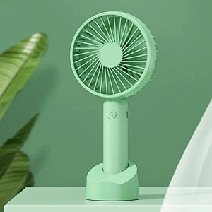 Factory HOT Wholesale Rechargeable Handheld Mini Portable Macaron USB Hand Fan with18650 battery