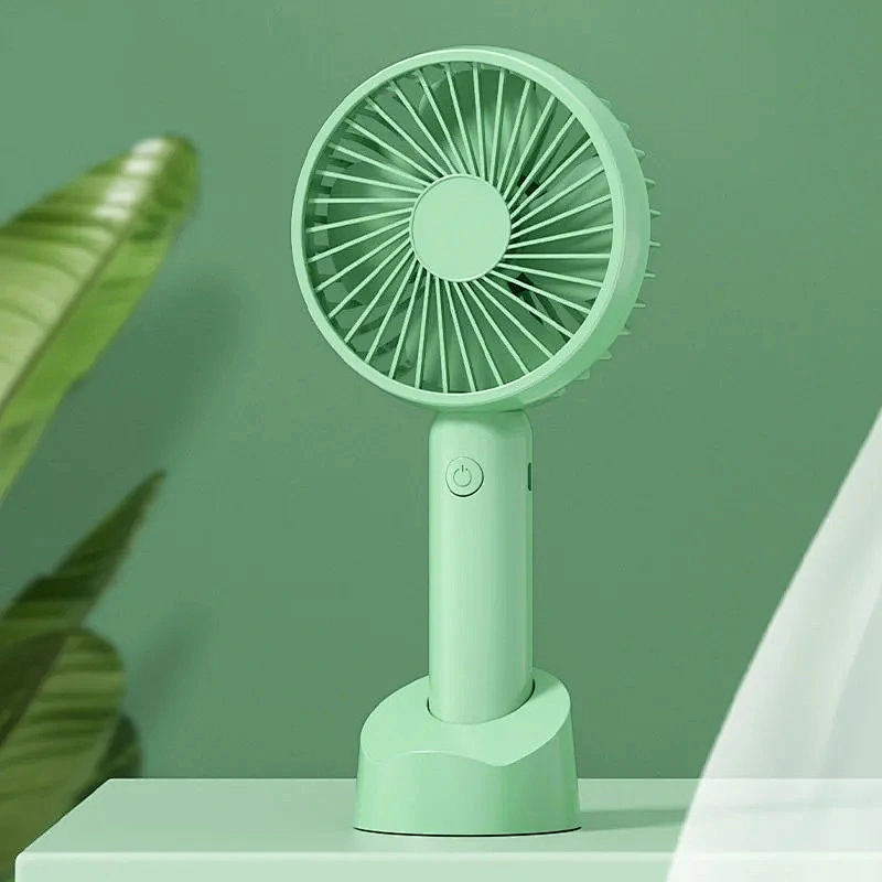 Factory HOT Wholesale Rechargeable Handheld Mini Portable Macaron USB Hand Fan with18650 battery