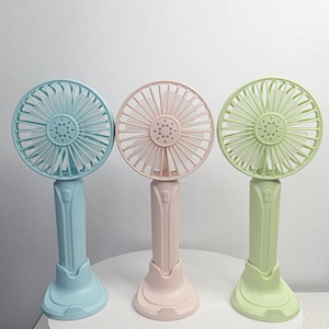 Portable Rechargeable 18650 Battery Mini Handheld USB charging Summer Air Cooling Small Cute Fan With LED Light ac dc Motor