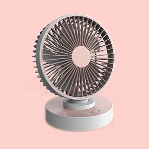 New Low Noise Battery Rechargeable Desktop fan Small Mini USB Desk Fan With Office Table