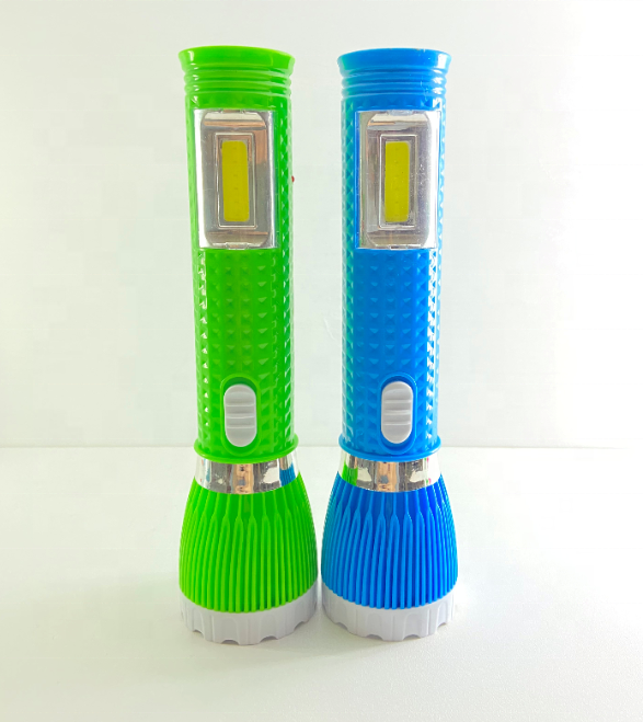 Portable waterproof COB plug rechargeable 1000m long range solar flashlight high watt led torch with side light