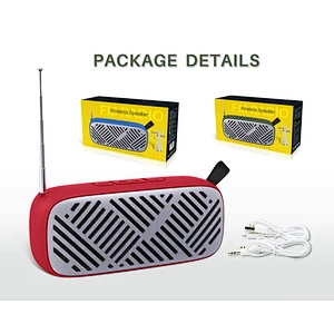 High quality mini portable  dual active hifi  wireless speaker fm audio