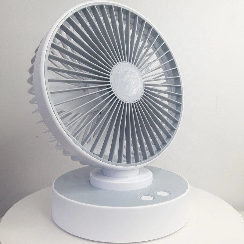 New Low Noise Battery Rechargeable Desktop fan Small Mini USB Desk Fan With Office Table