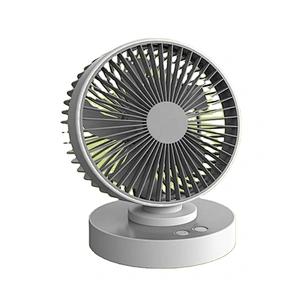 New smart usb rechargeable portable powerful cooling desk fan led 6 inch 4 inch