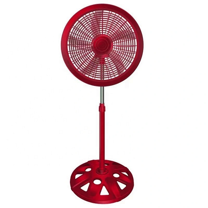 220V 240V Electric floor stand fan 18 inch 5 plastic blades many colors 70W high power industrial fan Africa South America hot