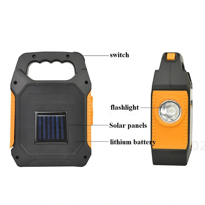 Super Bright Camping Lantern Solar Emergency Light with 3 Light Modes Waterproof Tent Lamp Torch for Emergency Hiking Fishing