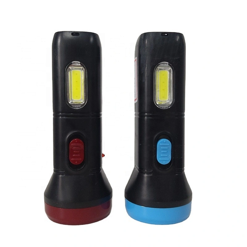 Custom high power mini solar panel rechargeable led torch flashlight small outdoor emergency light