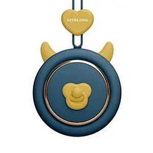 Cartoon Cute Pet Leafless Hanging Neck Fan Usb Charging Lanyard Fan Outdoor Indoor Mini Fan
