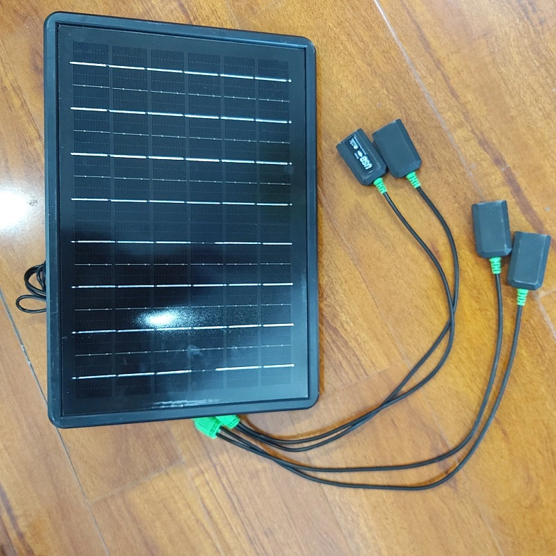 Cheap costos portable foldable small 9V 12V 15W  30W 50W power monocrystalline solar panel kit system with power bank for home