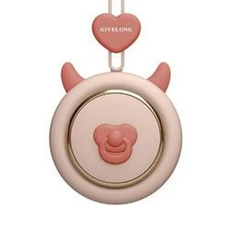Mini Leafless Fan Cute Pet Hands Free Lanyard Portable Usb Charging Neck Fan Summer Travel Office Outdoor