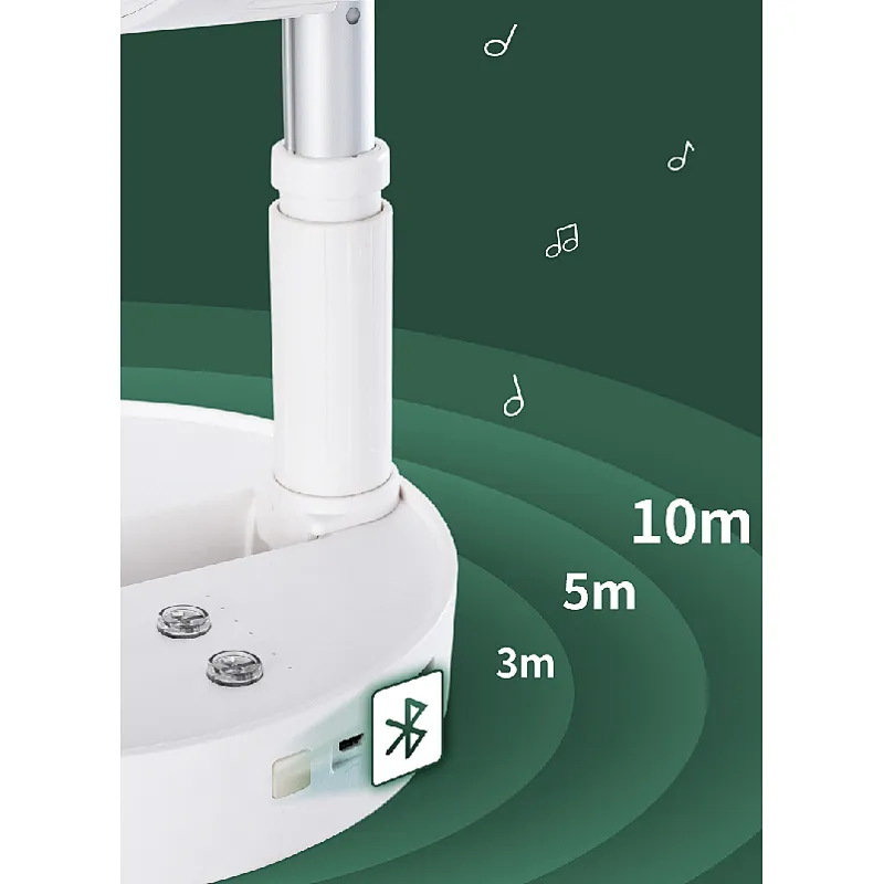 10000mAh Portable Telescopic USB Fan With Mist humidifier LED Light Power Bank speaker