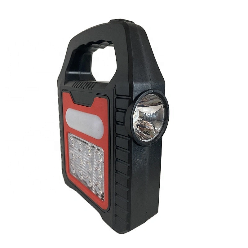 3 IN 1 Solar USB Rechargeable Brightest COB LED Camping Lantern Waterproof Emergency Flashlight LED Work Light