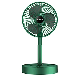 2022 Newest Design Table Fans Cooling Desktop Stand Electric Foldable fan handheld fan with pedestral
