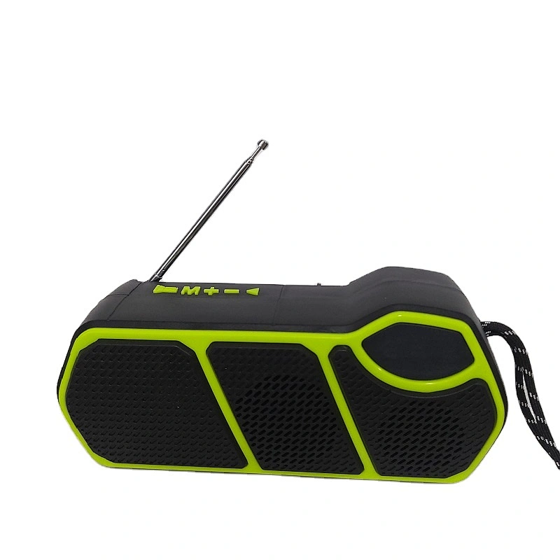 Custom 2 3 4 8 10 12 15 18 inch small solar panel portable mic wireless speaker with flashlight and external radio antenna