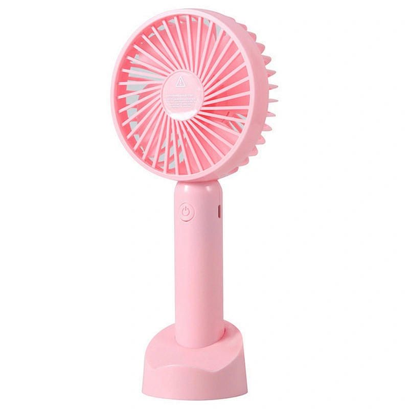 3 Speeds USB Rechargeable Battery Operated Super Mini Hand held Small Personal Portable Fan with Removable Base