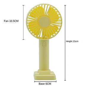 2023 USB Desktop Fan Mini Rechargeable Hand Held Fan Mini Portable Fan with Phone Holder