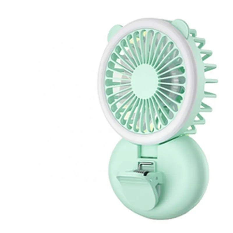Plastic Colorful Outdoor Portable Mini USB Rechargeable Fan Hanging Neck USB Fan 2021