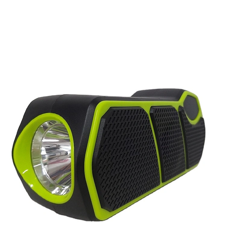 Custom 2 3 4 8 10 12 15 18 inch small solar panel portable mic wireless speaker with flashlight and external radio antenna