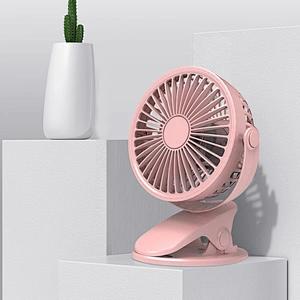 New Clip Fan Wireless Portable Loop With Clip 360 Degree Oscillating Car Table Home Use Fan Mini Clip Fan