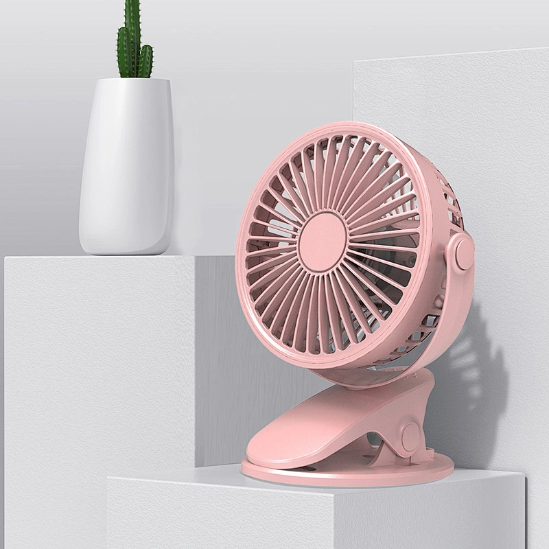 New Clip Fan Wireless Portable Loop With Clip 360 Degree Oscillating Car Table Home Use Fan Mini Clip Fan