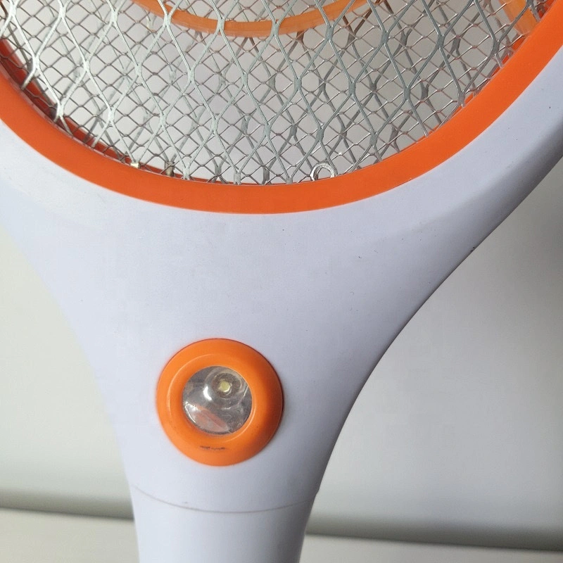 Custom multi-functional charging 2in1 household three-layer grid electric mosquito trap swatter racket with lamp to india africa
