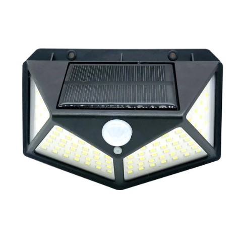 100 LED Solar Light IPR Motion Sensor Wall Light Outdoor Lighting Waterproof Garden Solar Lamp Yard Security Lamp