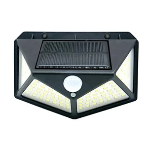 100 LED Solar Light IPR Motion Sensor Wall Light Outdoor Lighting Waterproof Garden Solar Lamp Yard Security Lamp