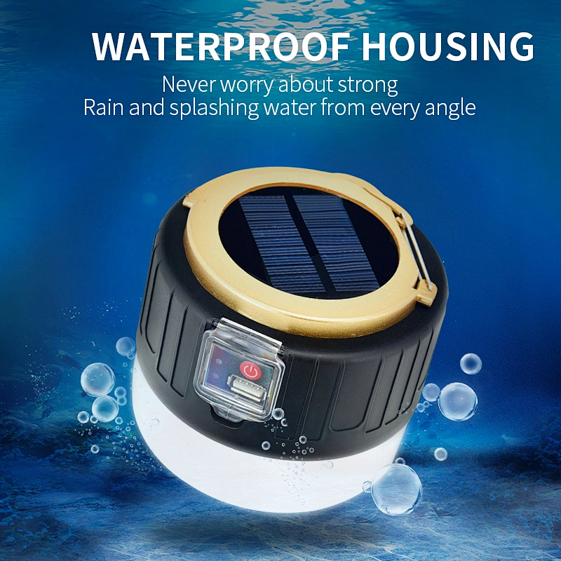 Small Solar Led Lantern Rechargeable Outdoor Lantern Waterproof Portable Multi-Function Lighting Emergency Light Camping Lamps