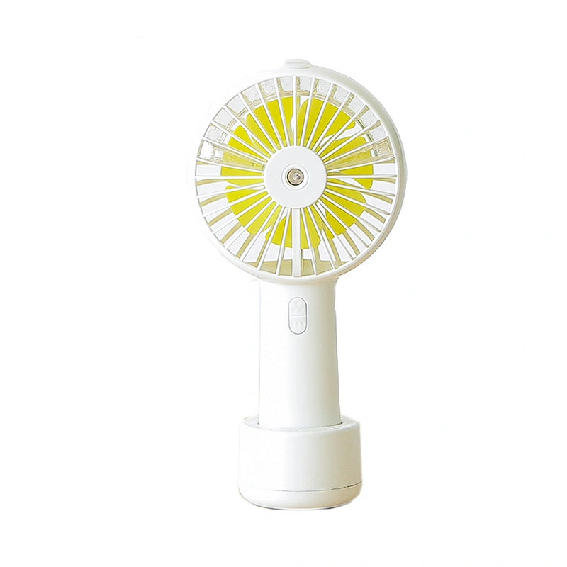20ml Water Tank Rechargeable USB Battery Operated Spray Water Hand held 3 Speeds Strong Wind Mini Humidifier Misting Fan