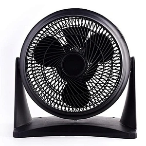 90 Degree Vertical Tilt Small Wall Fan 3 Speed Adjustable Desk 10inch Classic Air Circulator Portable Turbo Fan