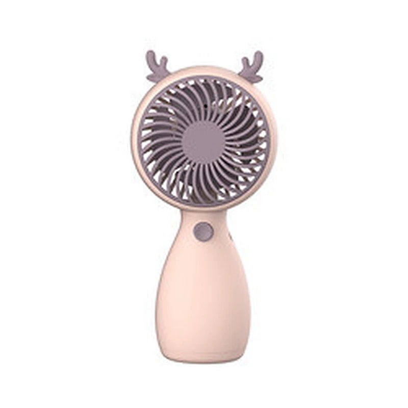 Hot Selling Custom Handheld Small Table Fan Cute Animals 4 Colors USB Rechargeable Pocket Size Personal USB Mini Portable USB Fa
