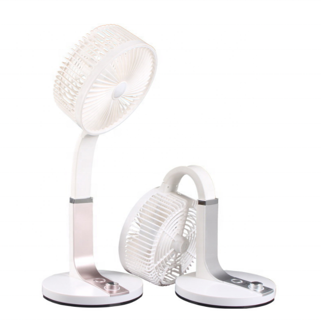 Wholesale usb charging universal ac circuit dc motor desk table portable oscillation led fan for home 12v 24v  12 24 36 volt