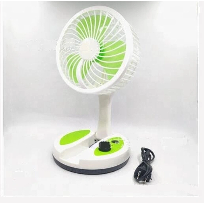 Folding fan lights charging desk fan lights folding charging fan lights stepless speed regulation DESCARL 5811