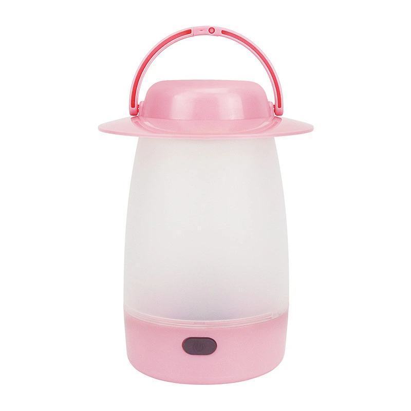 Top quality table or hanging light plastic Mini LED indoor Light home decoration handle lantern light children's holiday gift