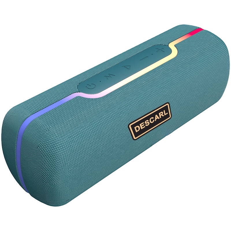 Portable high quality waterproof music soundbar speaker with LED lamp