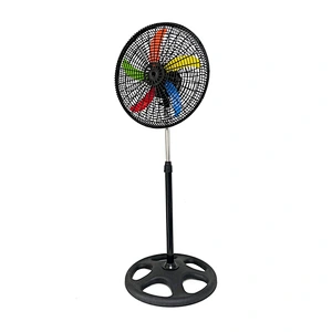 Hot sale south America  5 pp Colour Blade 18 Inch Pedestal Stand Fan 3 Adjustable Speed for Indoor Bedroom Living Room