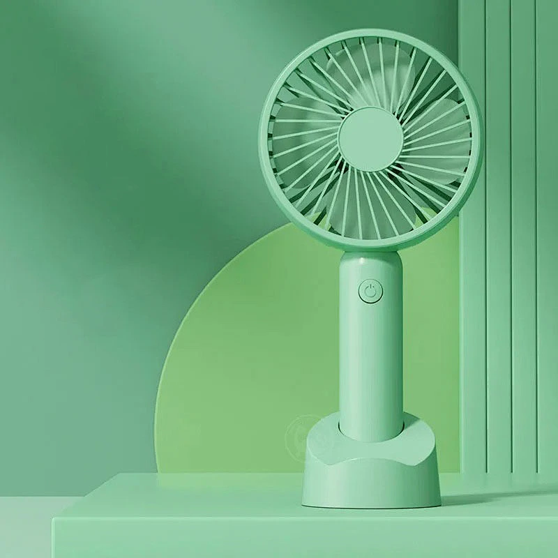 Small Handheld 3.7V 800 1200 2000 mAh battery usb Charging Personal Cooling Fan