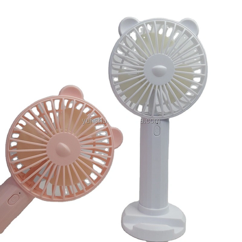 High quality waterproof rechargeable handheld flexible transparent mini kitty fan 2022 usb portable outdoor