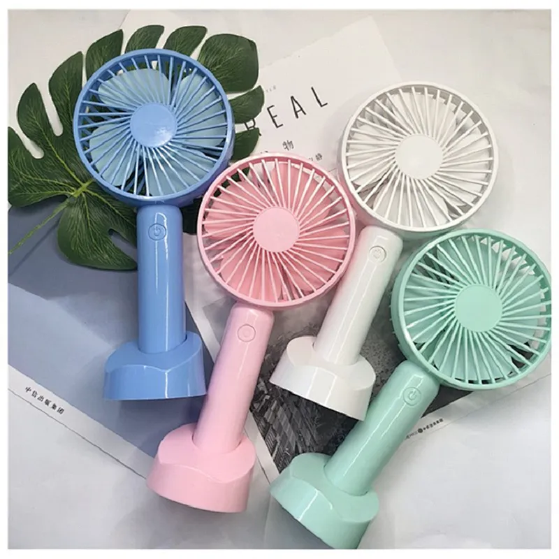 Small Handheld 3.7V 800 1200 2000 mAh battery usb Charging Personal Cooling Fan