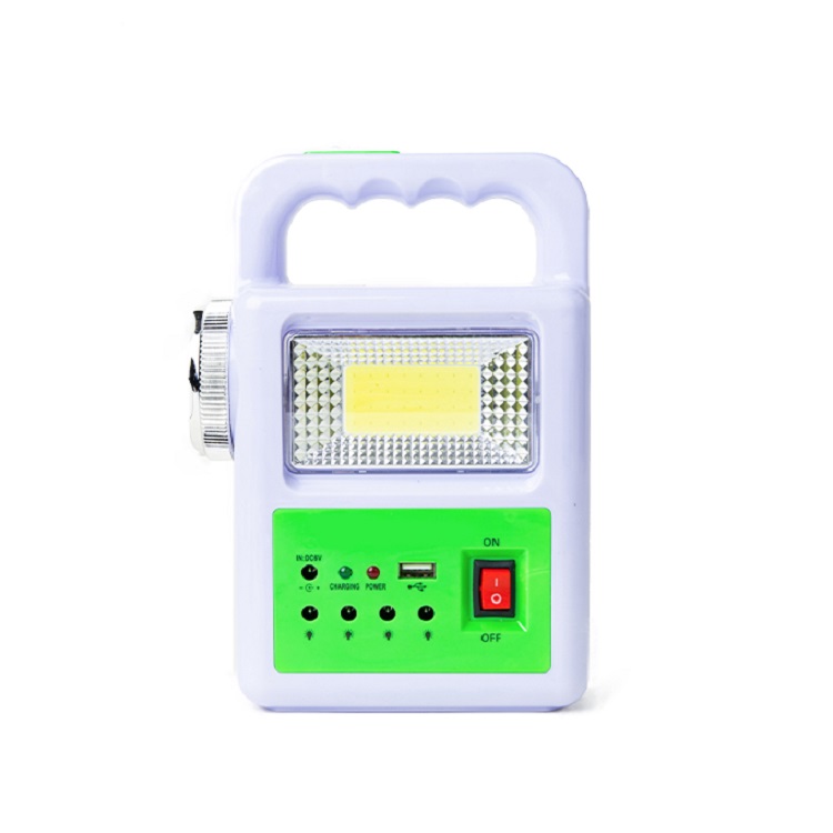 Multifunction hom LED Solar Lighting System DC-5V 2500mAh Lithium Battery Outdoor Camping Emergency Light