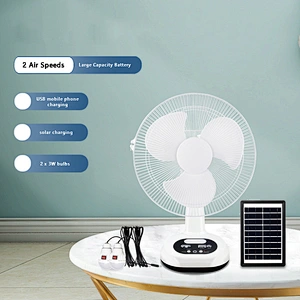 12 inch 14 inch portable rechargeable fan solar standing fan Powered Battery Fans For Home Electric Solar Electric