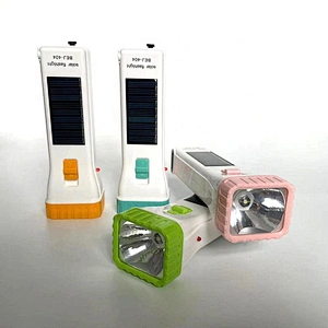 BEJ-404 Cheap Outdoor Portable Pocket Solar Rechargeable Emergency Plastic1W LED Flashlight