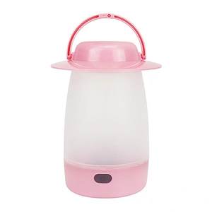 Plastic Mini LED Light Outdoor Tent Lamp Portable Collapsible Hanging Camping Lantern